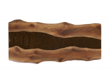 Ceviz ekli masa epoxy.